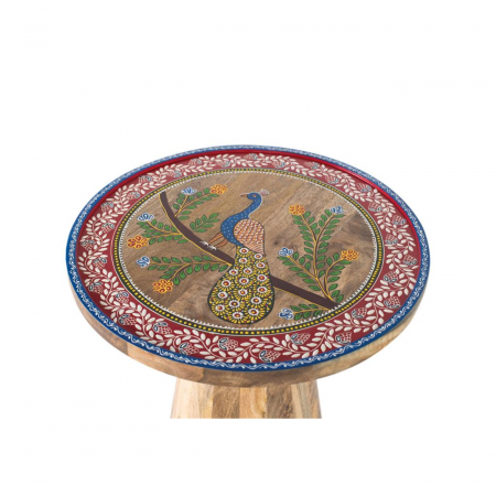 Mesa Auxiliar Madera Mango 46x56 Cm - Giner y Colomer (3)