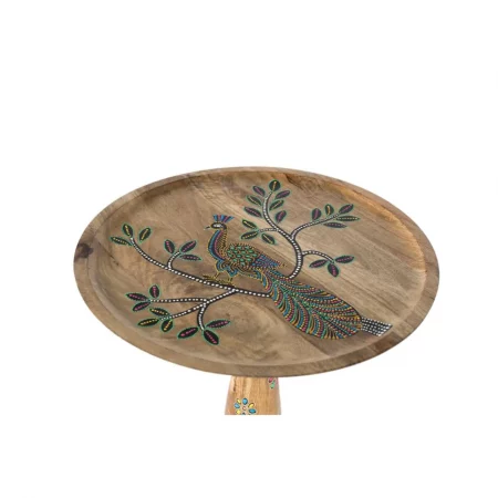 Mesa Auxiliar Madera Mango 46x60 Cm - Giner y Colomer (1)