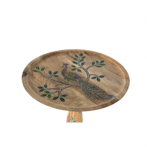Mesa Auxiliar Madera Mango 46x60 Cm - Giner y Colomer (1)