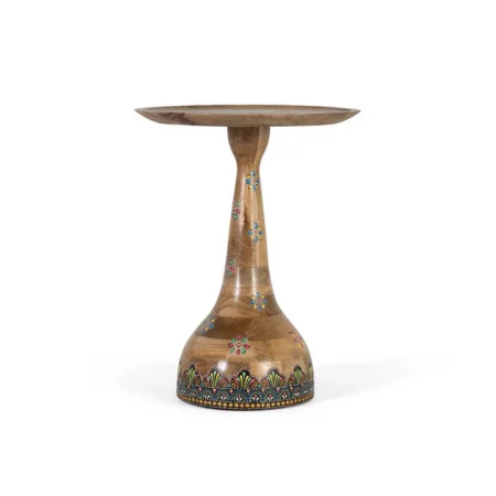 Mesa Auxiliar Madera Mango 46x60 Cm - Giner y Colomer (2)