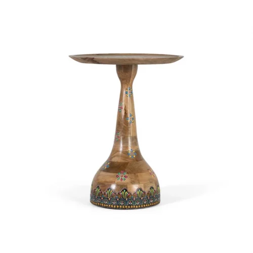 Mesa Auxiliar Madera Mango 46x60 Cm - Giner y Colomer (2)