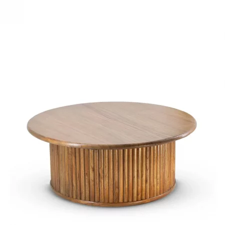 Mesa Auxiliar Madera Mindi 80x32 Cm - Moycor (3)