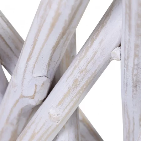 Mesa Auxiliar Madera Reciclada Blanqueada Mod. Erosi 50x50x50 Cm - Moycor (3)