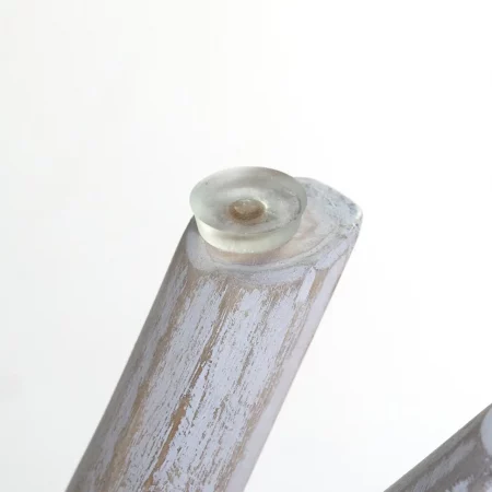 Mesa Auxiliar Madera Reciclada Blanqueada Mod. Erosi 50x50x50 Cm - Moycor (4)