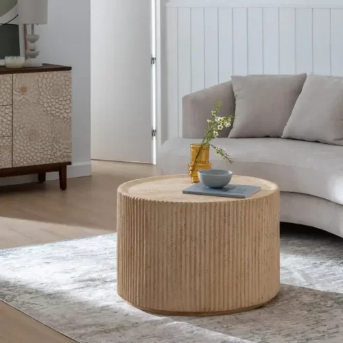 Mesa Centro Beige Magnesio 67x46 Cm - IXIA (6)