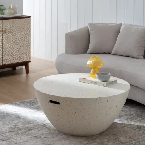 Mesa Centro Blanco Fibra de Magnesio 90x40 Cm - IXIA (2)