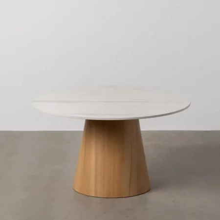 Mesa Centro Cerámico Blanco 80x45 Cm - IXIA (3)