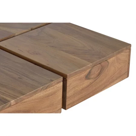 Mesa Centro Cuadrada Madera Acacia Colección Contemporary 80x80x31 - Giner y Colomer (1)