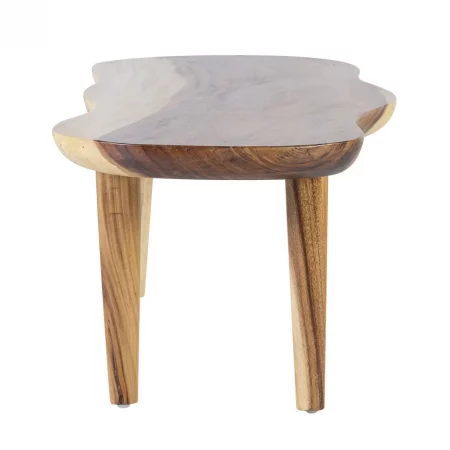 Mesa Centro Irregular de Madera Suar 130x50x45 Cm - Moycor (3)