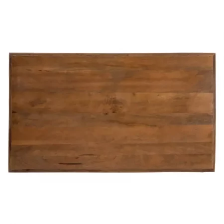 Mesa Centro Madera Mango BlancoNatural 120x70x45 Cm - IXIA (1)