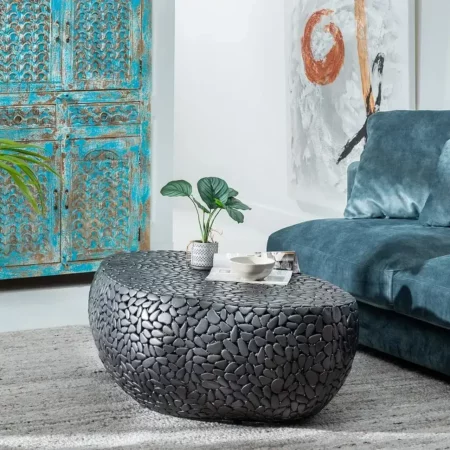 Mesa Centro Negro Hierro 123x69x41 Cm - IXIA (1)