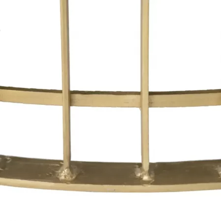 Mesa Centro Oro Metal Cristal 91x43 Cm - IXIA (6)