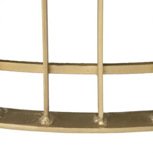 Mesa Centro Oro Metal Cristal 91x43 Cm - IXIA (6)