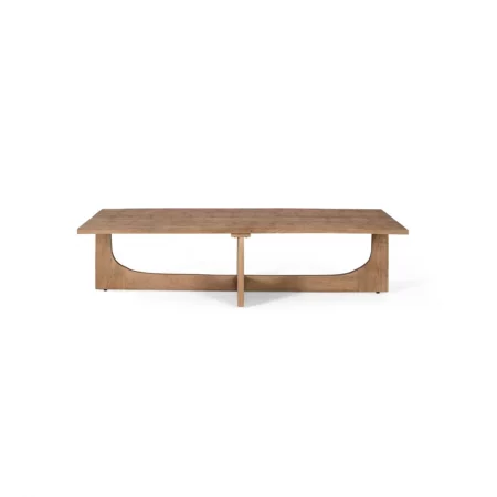 Mesa Centro Rectangular Madera Mango Natural 152x76x38 Cm - Giner y Colomer (2)
