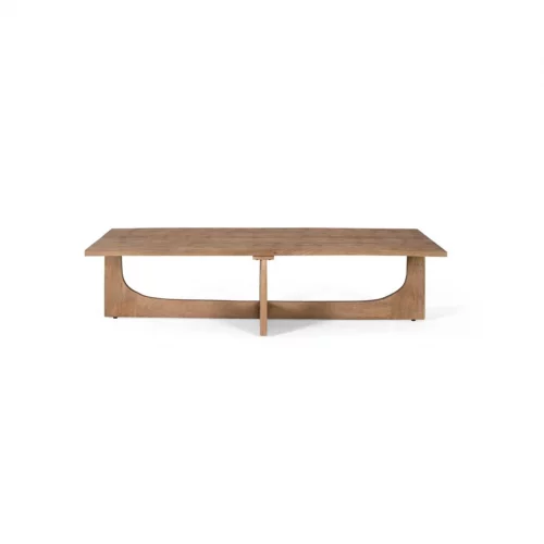 Mesa Centro Rectangular Madera Mango Natural 152x76x38 Cm - Giner y Colomer (2)