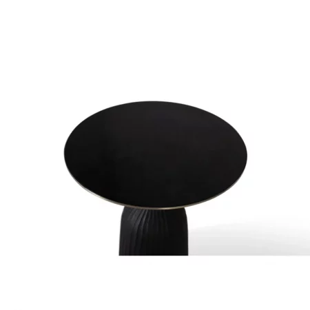 Mesa Centro Redonda Tapa Vidrio Base Metal 63x61 Cm - Giner y Colomer (2)