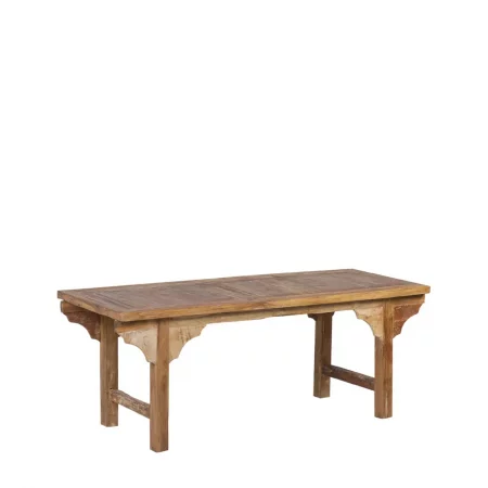Mesa Centro Rústica 130x50x50 Cm Teka Natural - Moycor (1)