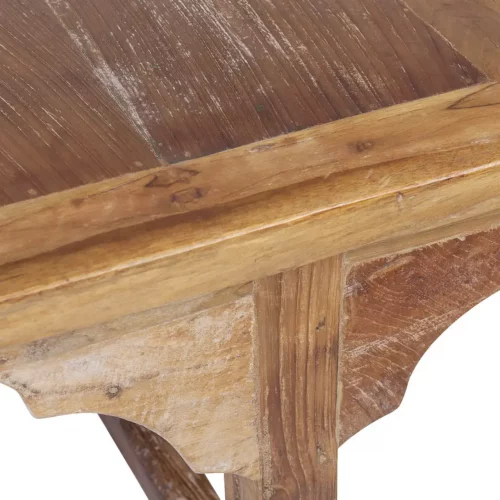 Mesa Centro Rústica 130x50x50 Cm Teka Natural - Moycor (3)