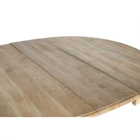 Mesa Comedor Ext. Redonda Madera Mango Natural 120-150x76 Cm - Giner y Colomer (1)