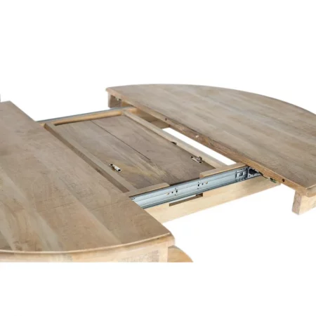 Mesa Comedor Ext. Redonda Madera Mango Natural 120-150x76 Cm - Giner y Colomer (3)