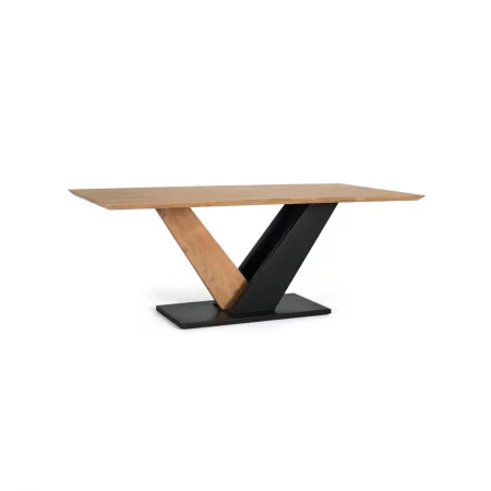 Mesa Comedor Madera Acacia y Metal 200x100x77 Cm - Giner y Colomer (2)