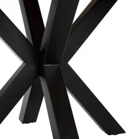 Mesa Comedor Madera Hierro Natural Negro 130x76 Cm - IXIA (5)