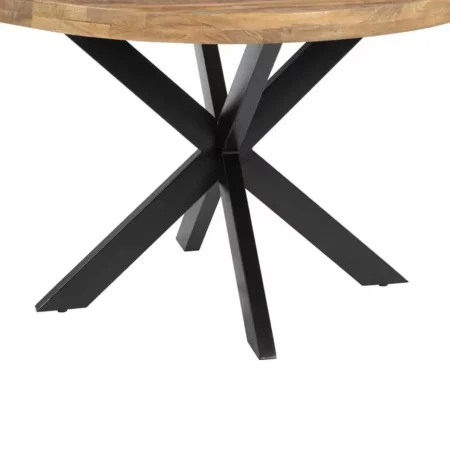 Mesa Comedor Madera Hierro Natural Negro 150x77 Cm - IXIA (2)