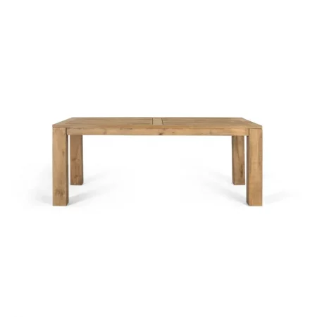 Mesa Comedor Madera Mango Acabado Natural 200x100x76 Cm - Giner y Colomer (4)