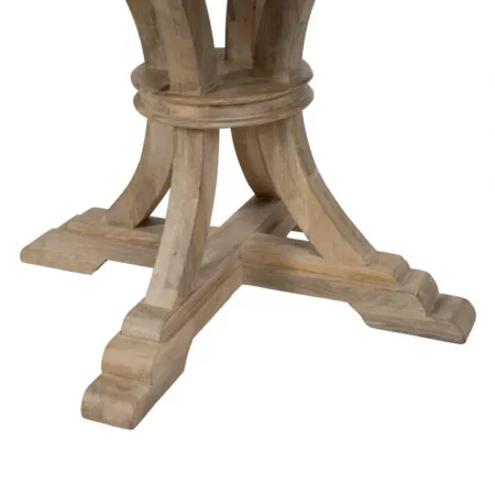 Mesa Comedor Madera Mango Blanco Rozado 120x76 Cm - IXIA (2)