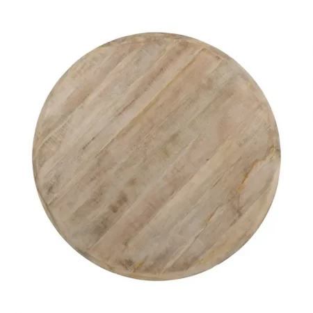 Mesa Comedor Madera Mango Blanco Rozado 120x76 Cm - IXIA (7)