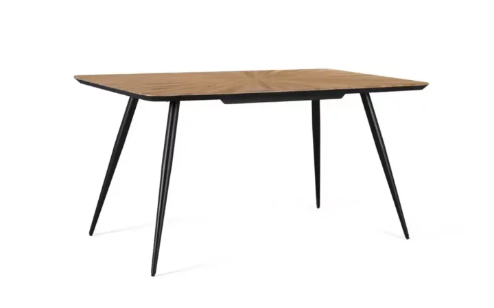 Mesa Comedor Madera Teca Reciclada Tapa Acabado Natural 150x90x77 Cm - Giner y Colomer (2)