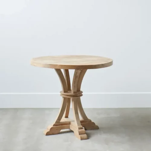 Mesa Comedor Natural Madera Mango 85x76 Cm - IXIA (3)