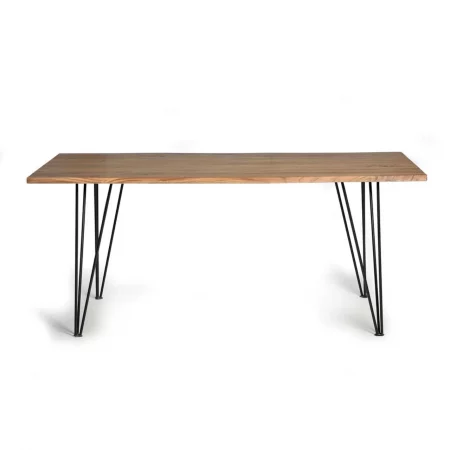 Mesa Comedor Rectangular Madera Acacia Patas Metal - Giner y Colomer (3)