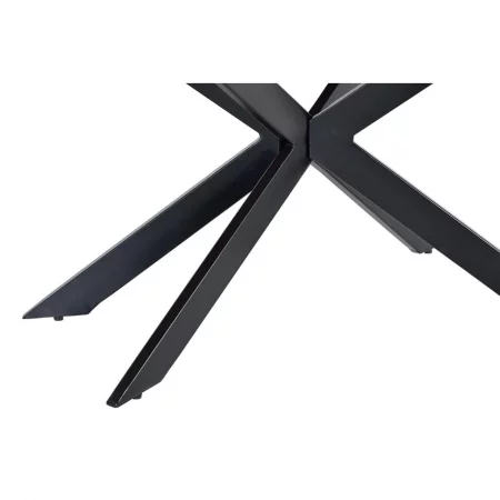 Mesa Comedor Rectangular Madera Acacia Tapa 35 mm. Patas Metal 180x100x78 Cm - Giner y Colomer (6)