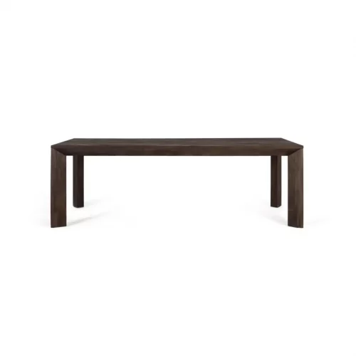 Mesa Comedor Rectangular Madera Mango Acabado Nogal 230x100x76 Cm - Giner y Colomer (2)