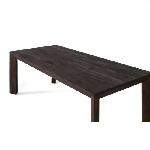 Mesa Comedor Rectangular Madera Mango Acabado Nogal 230x100x76 Cm - Giner y Colomer (5)