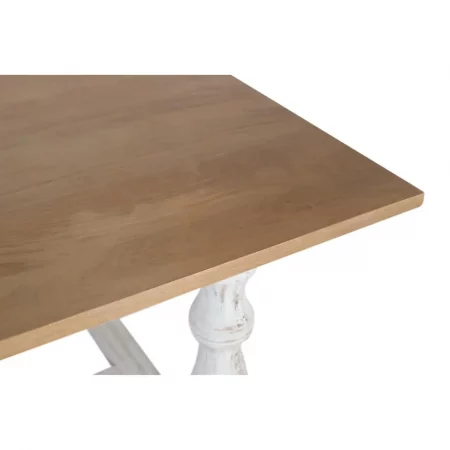 Mesa Comedor Rectangular Madera Mango Tapa Acabado Natural 200x100x76 Cm - Giner y Colomer (1)
