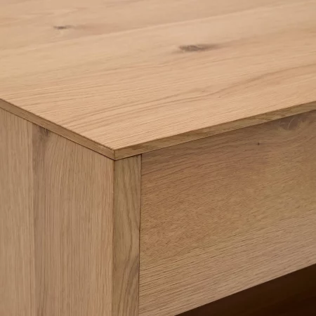 Mesa De Centro Elevable Mod. Alguema Chapa De Roble Acabado Natural 120x60 Cm - Kave Home (6)