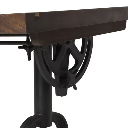 Mesa Escritorio Madera de Mango Mod. Arquitecto Colección Pipa 130x70x77104 Cm - Moycor (5)