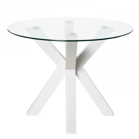 Mesa JADE 100 red fija cristal blanco-1