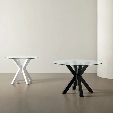 Mesa JADE 100 red fija cristal blanco-2