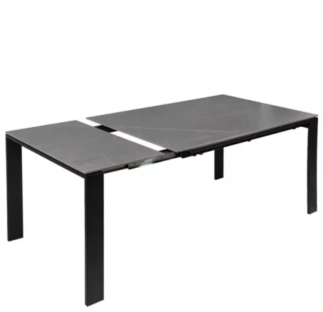 Mesa JANET 140 gris negro-2