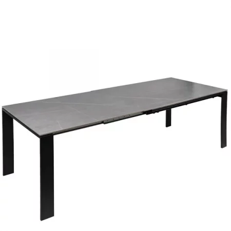 Mesa JANET 140 gris negro-3