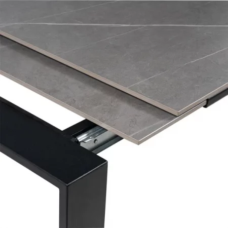 Mesa JANET 140 gris negro-5
