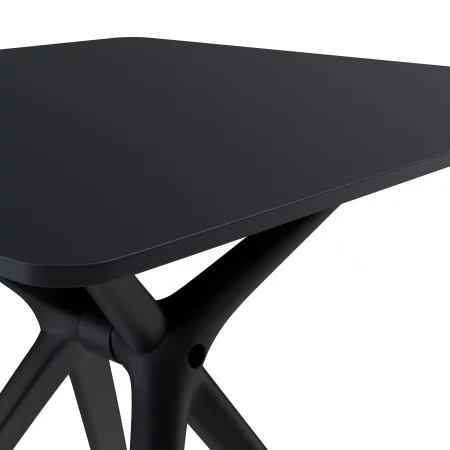 Mesa JULIET 70x70 negro-4