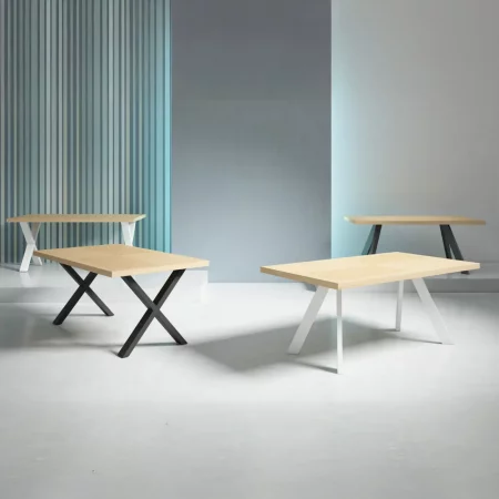 Mesa Mod. Kristel Fija RobleBlanco 140200x90x77 Cm - Somcasa (5)