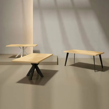 Mesa Mod. Randy Fija RobleNegro 140200x90x75 Cm - Somcasa (5)