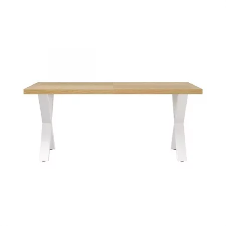 Mesa PRISCILLA 140 90 fija roble blanco-2