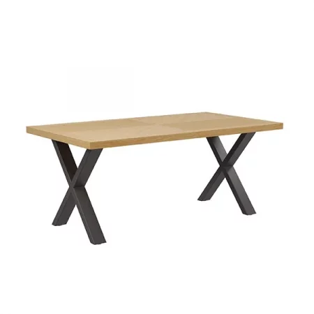 Mesa PRISCILLA 140 90 fija roble negro-1