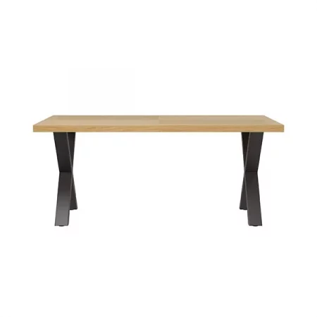 Mesa PRISCILLA 140 90 fija roble negro-2